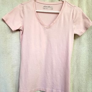 Eddie Bauer V-neck top, S